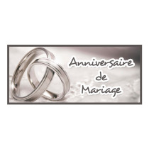 Mot personnalisé mariage